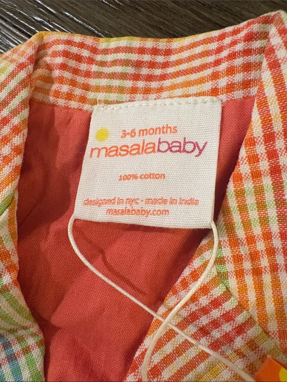 NWT [Masala Baby] Crosby Buttoned Blazer Multi-Color Plaid Baby/Toddler 3-6M - Picture 15 of 16